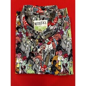 RSVLTS Beetlejuice "Netherworld Waiting Room" KUNUFLEX Shirt - Large - EUC